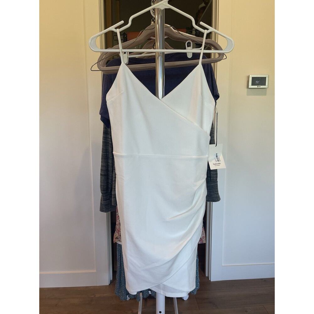 Episode Los Angeles Maxi Dress Short Cap Sleeve Ruffles Women's Size‎ Medium NWT